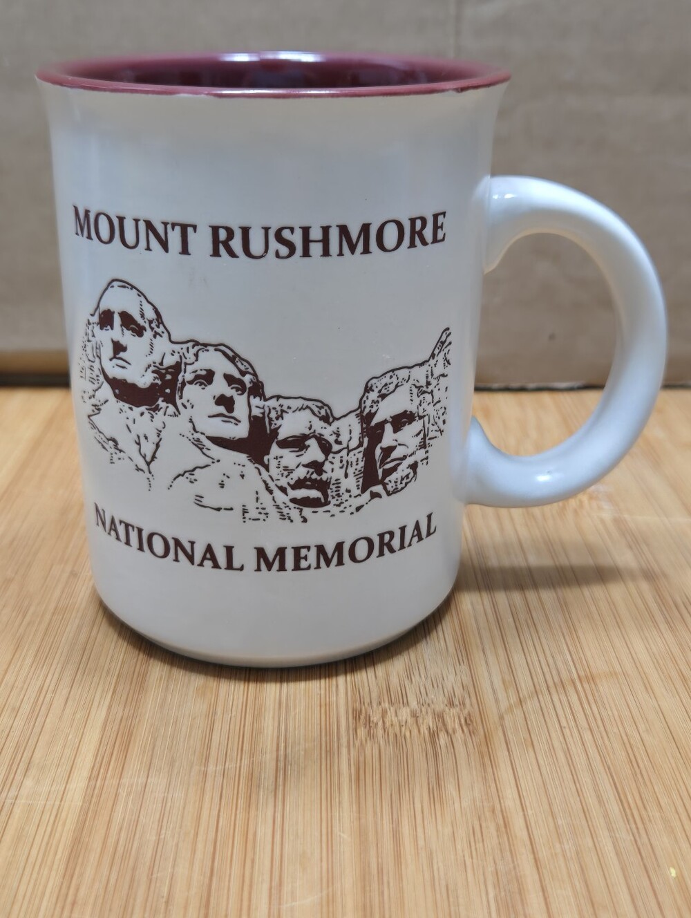 Vintage South Dakota Mount Rushmore Souvenir Coffee Mug Tea Cup